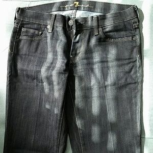 7 for all mankind deep denim jeans sz. 28